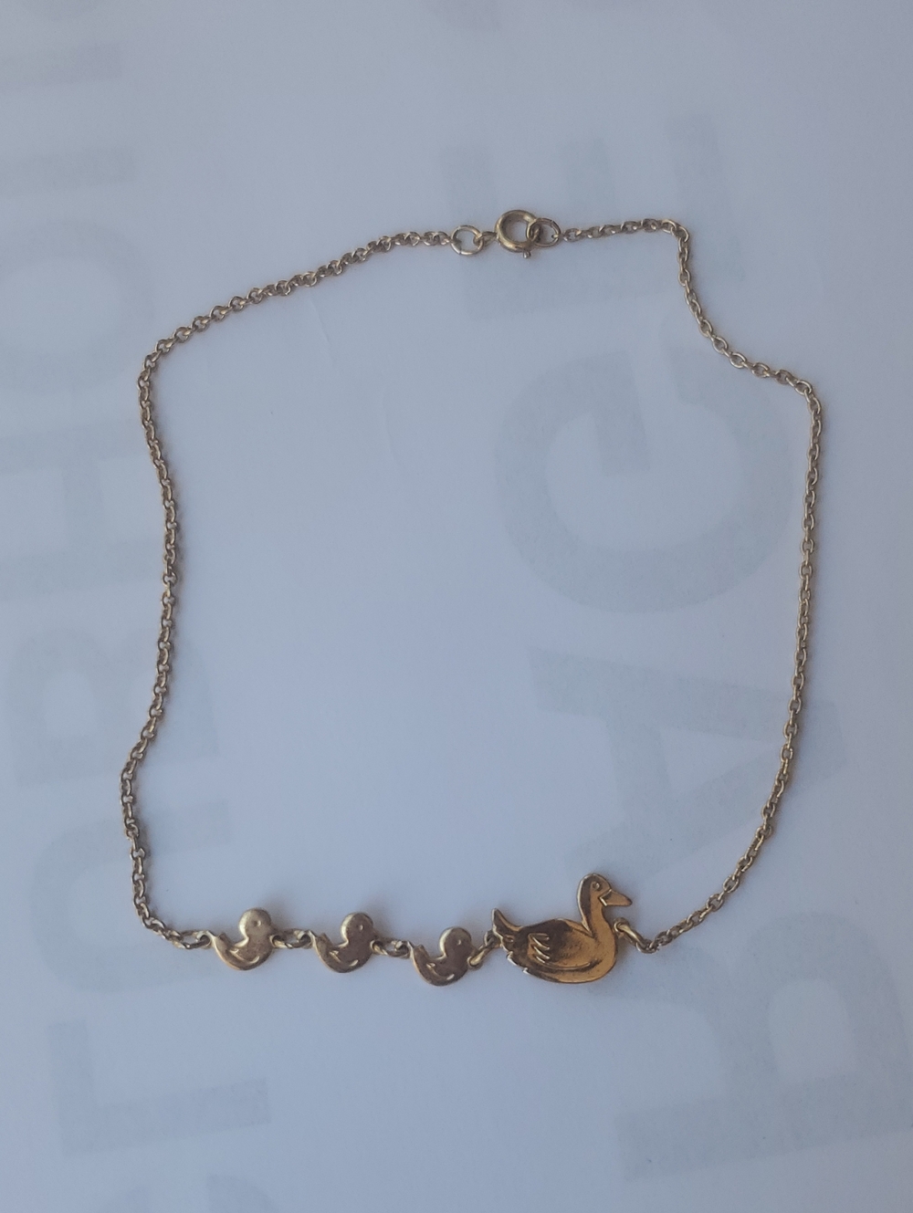 Gold Duck Family Necklace - Women Jewelry